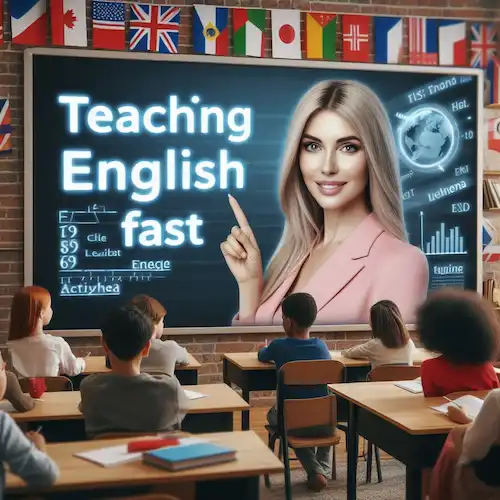 Fast and effective learning of English