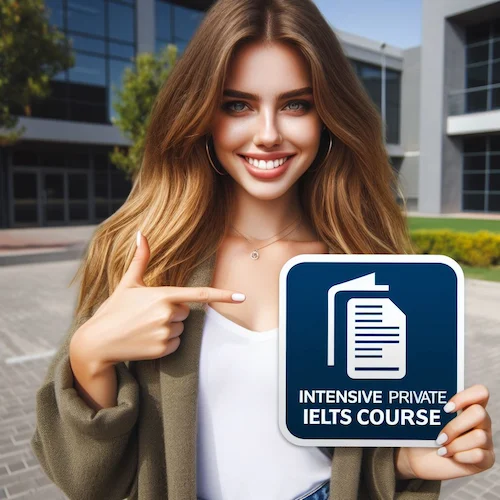 Intensive and private IELTS course