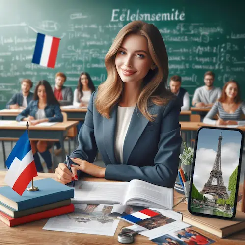 French language exam preparation course