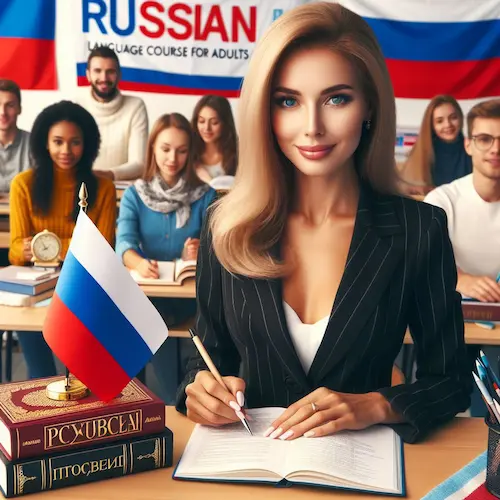 Russian language course for adults