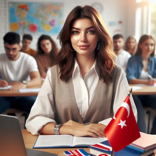 The specialized course of teaching the Turkish language in Istanbul