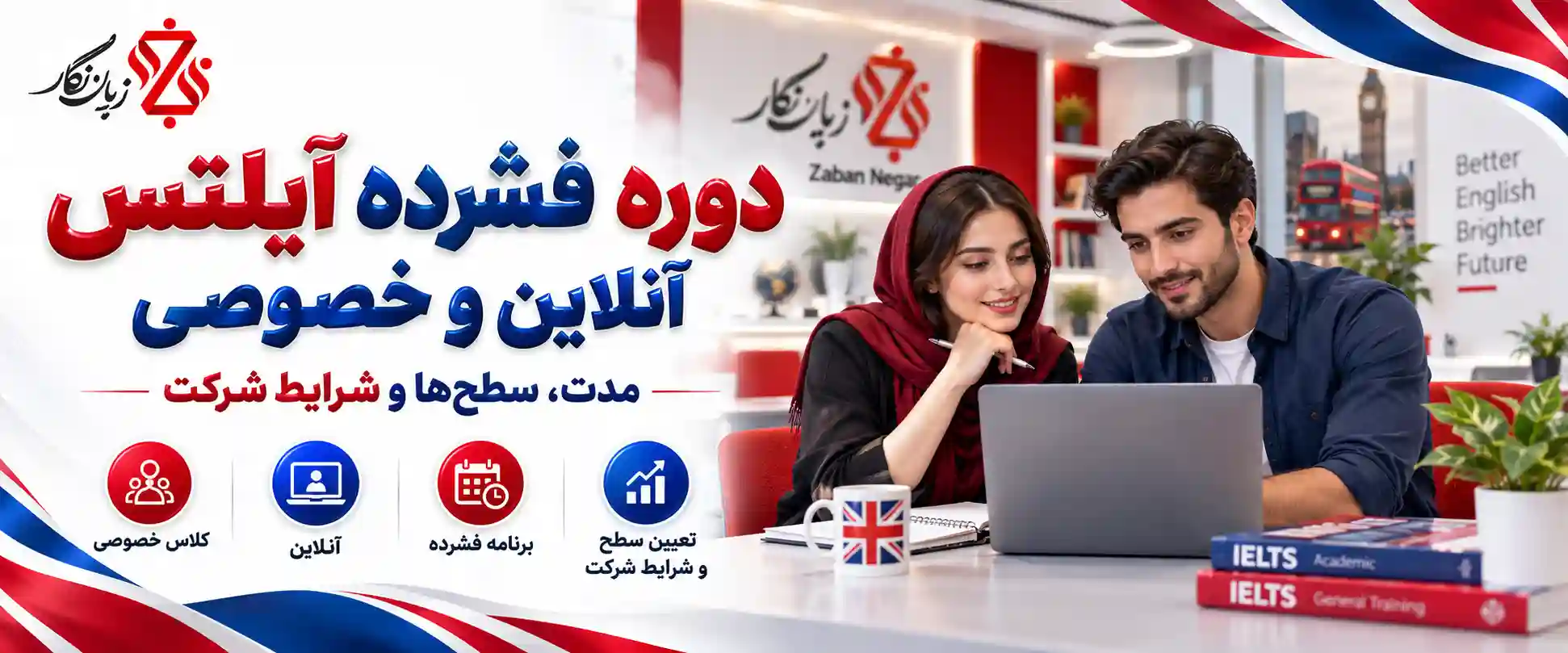 دوره فشرده آیلتس آنلاین و خصوصی؛ مدت، سطح‌ها و شرایط شرکت
