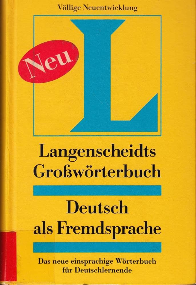 book Langenscheidt Großwörterbuch Deutsch als Fremdsprache