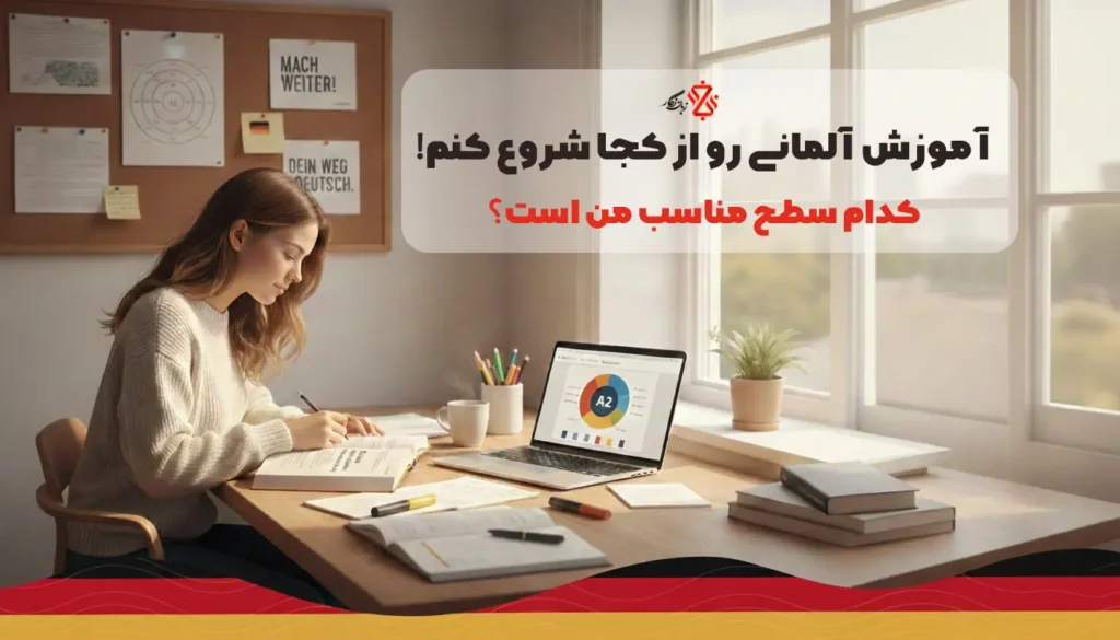 آموزش آلمانی رو از کجا شروع کنم؟کدام سطح مناسب من است؟