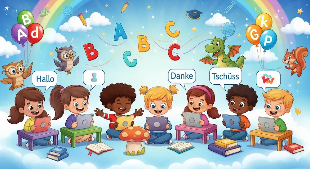 برترین اپلیکیشن‌های آموزش زبان آلمانی برای کودکان