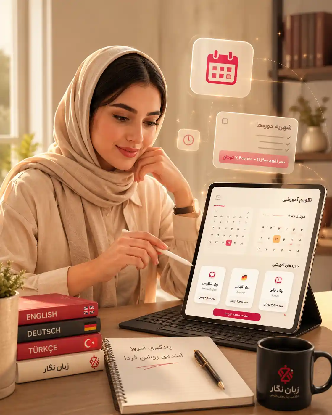 تقویم آموزشی و هزینه‌ی دوره‌ها