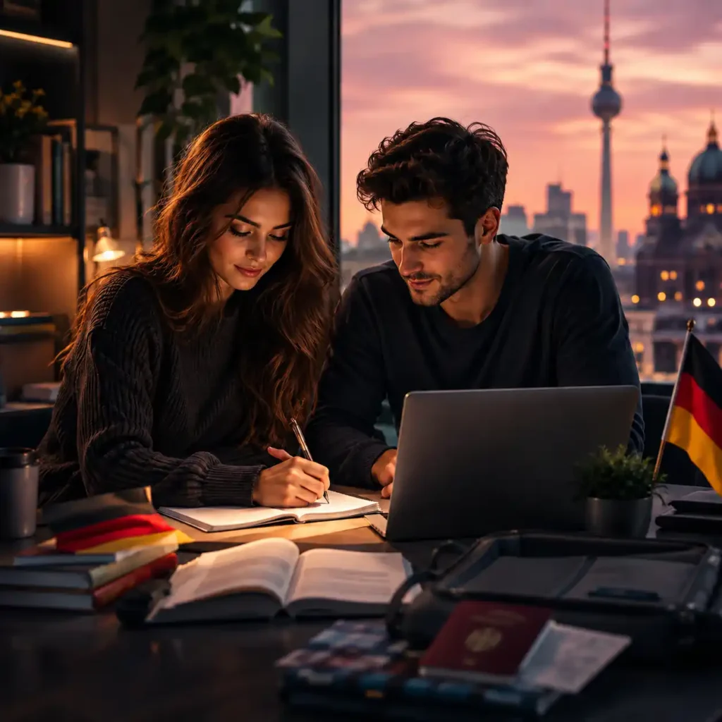 کلاس دورهٔ فشردهٔ زبان آلمانی در آموزشگاه زبان نگار