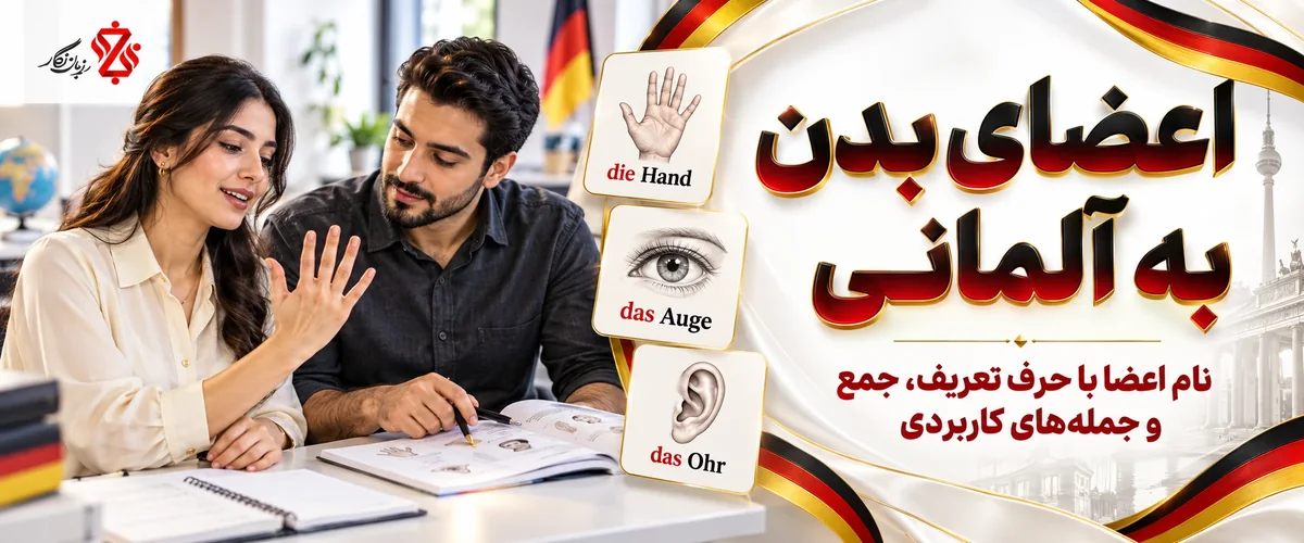 اعضای بدن به آلمانی؛ die Hand، das Auge و das Ohr